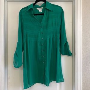 Kelly green blouse